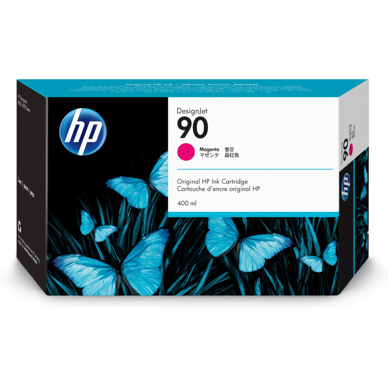 HP Cartuccia inchiostro magenta 90, 400 ml