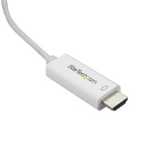 StarTech.com Cavo HDMI a USB-C da 2m - Cavetto USB 3.1 Tipo C a HDMI - 4k a 60Hz - Bianco