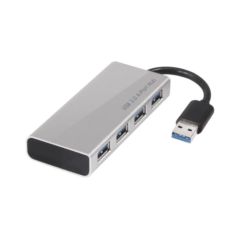 CLUB3D USB 3.0 Hub 4-Port with Power Adapter