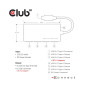 CLUB3D USB 3.0 Hub 4-Port with Power Adapter