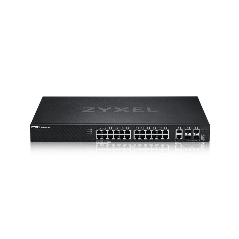 Zyxel XGS2220-30 Gestito L3 Gigabit Ethernet (10/100/1000) Nero