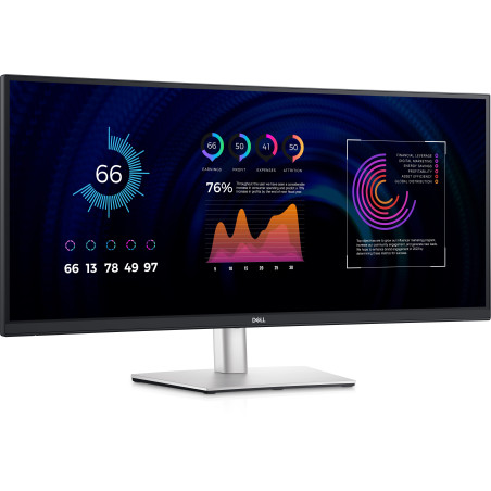 DELL P Series P3424WE Monitor PC 86,7 cm (34.1") 3440 x 1440 Pixel 4K Ultra HD LCD Nero