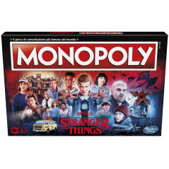 Monopoly Stranger Things, gioco da tavolo per adulti e adolescenti dai 14 anni in su, da 2 a 6 giocatori, ispirato alla quarta