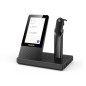 Yealink WH67 Teams Auricolare Wireless A clip, A Padiglione, Passanuca Ufficio Bluetooth Base di ricarica Nero