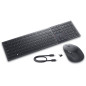 DELL KM900 tastiera Mouse incluso Ufficio RF senza fili + Bluetooth QWERTY US International Grafite