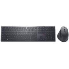 DELL KM900 tastiera Mouse incluso Ufficio RF senza fili + Bluetooth QWERTY US International Grafite