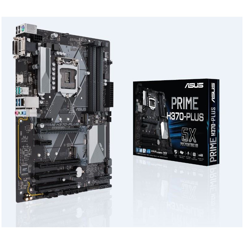 ASUS PRIME H370-PLUS/CSM Intel® H370 LGA 1151 (Socket H4) ATX