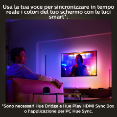 Philips Hue White and Color ambiance Hue White and Color AmbianceGradient Play gradient light tube Compact Nera