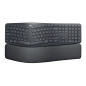 Logitech K860 for Business tastiera Ufficio Bluetooth Inglese Grafite