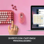 Logitech POP Keys Tastiera Meccanica Wireless con Tasti Emoji Personalizzabili, Design Compatto Durevole, Connettività