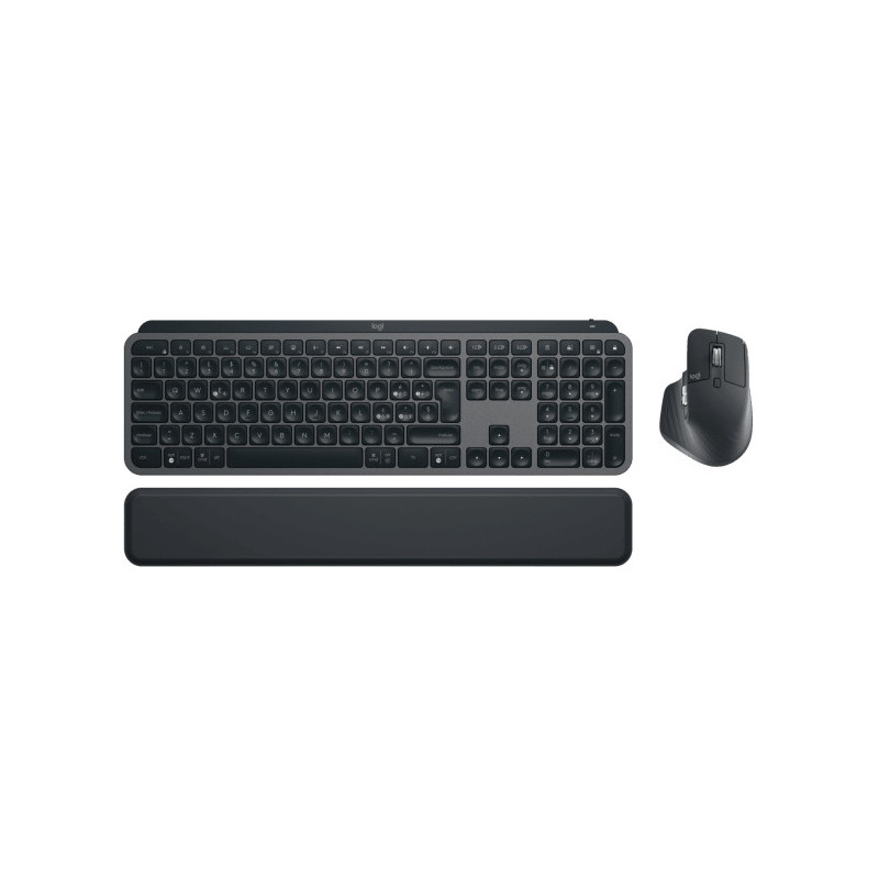 Logitech MX Keys S Combo tastiera Mouse incluso Ufficio RF senza fili + Bluetooth QWERTY Italiano Grafite