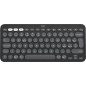 Logitech Pebble Keys 2 K380s tastiera Universale RF senza fili + Bluetooth QWERTY Italiano Grafite