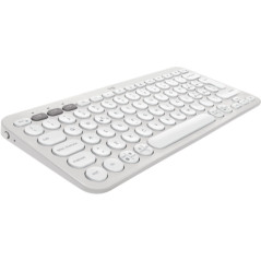 Logitech Pebble Keys 2 K380s tastiera Universale RF senza fili + Bluetooth QWERTY Italiano Bianco