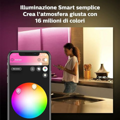 Philips Hue White and Color ambiance Lampadina Smart E27 100 W