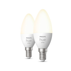 Philips Hue White 2 Lampadine Smart E14 40W