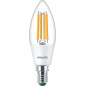 Philips Lampadina candela trasparente a filamento 40 W B35 E14