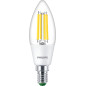 Philips Lampadina candela trasparente a filamento 40 W B35 E14