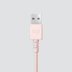 Logitech H390 Auricolare Cablato A Padiglione Ufficio USB tipo A Rosa