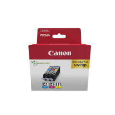 Canon 2934B016 cartuccia d'inchiostro 3 pz Originale Ciano, Magenta, Giallo