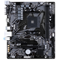 Gigabyte Scheda madre A520M K V2 - Supporta CPU AMD Ryzen serie 5000 AM4, fino a 5100MHz DDR4 (OC), PCIe Gen3 x4 M.2, LAN GbE,