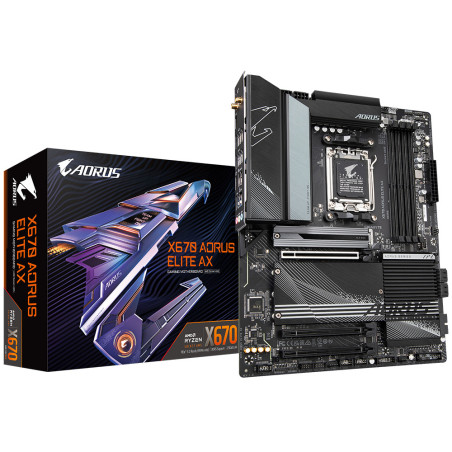 Gigabyte X670 AORUS ELITE AX scheda madre AMD X670 Presa di corrente AM5 ATX