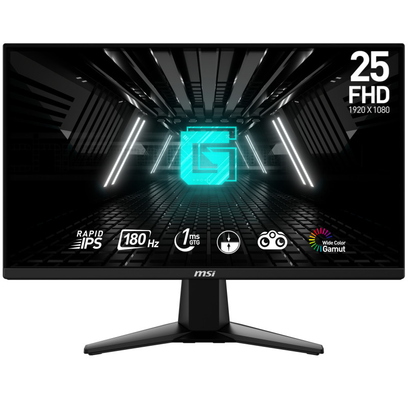 MSI G255F Monitor PC 62,2 cm (24.5") 1920 x 1080 Pixel Full HD LCD Nero