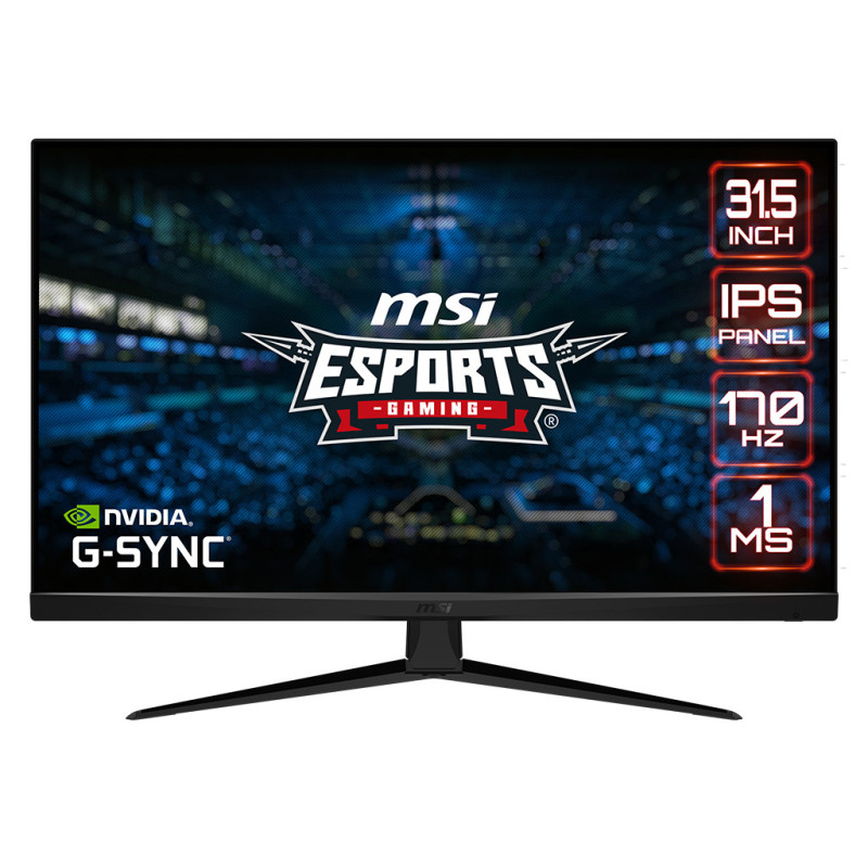 MSI G321Q Monitor PC 80 cm (31.5") 2560 x 1440 Pixel Wide Quad HD Nero