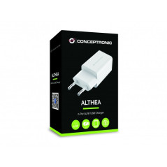 Conceptronic ALTHEA06W Caricabatterie per dispositivi mobili Universale Bianco AC Interno