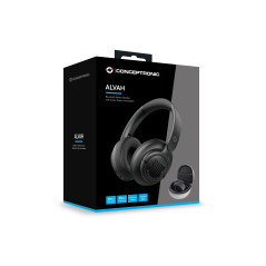 Conceptronic ALVAH02B cuffia e auricolare Con cavo e senza cavo A Padiglione Musica e Chiamate Bluetooth Nero