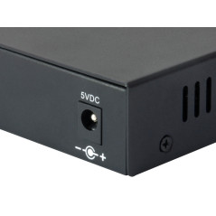 LevelOne GVT-0500 convertitore multimediale di rete 10000 Mbit s Nero