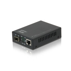 LevelOne GVT-2000 convertitore multimediale di rete 1000 Mbit s Modalità multipla Nero