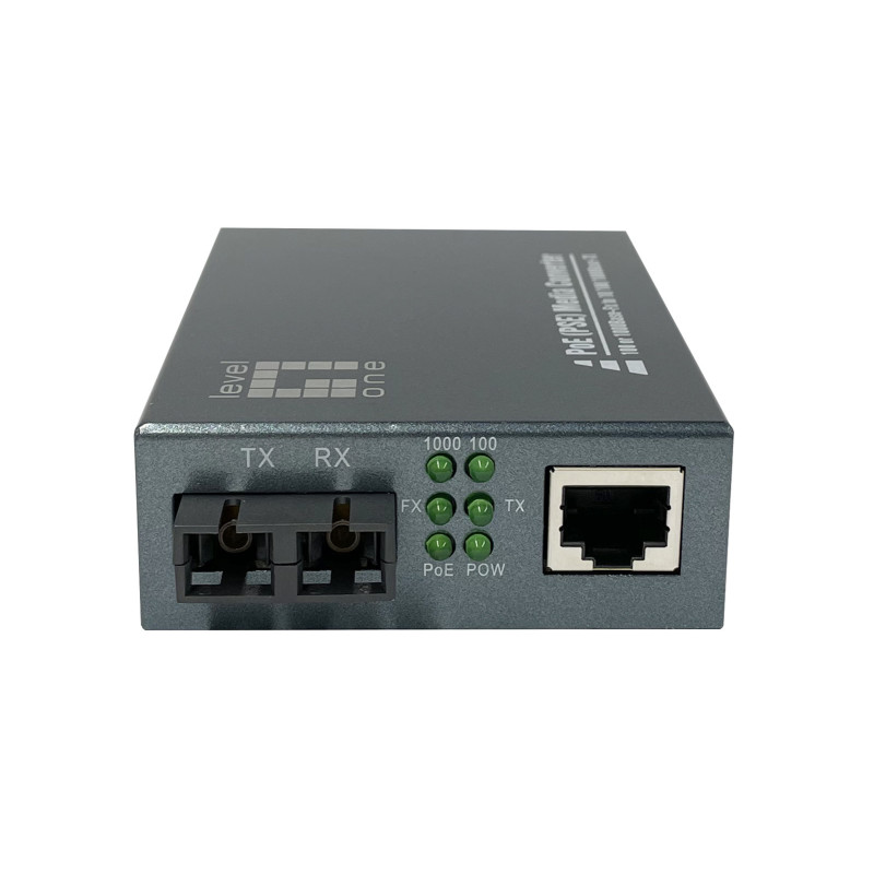 LevelOne GVT-2013 convertitore multimediale di rete 1000 Mbit/s 850 nm Modalità multipla Grigio