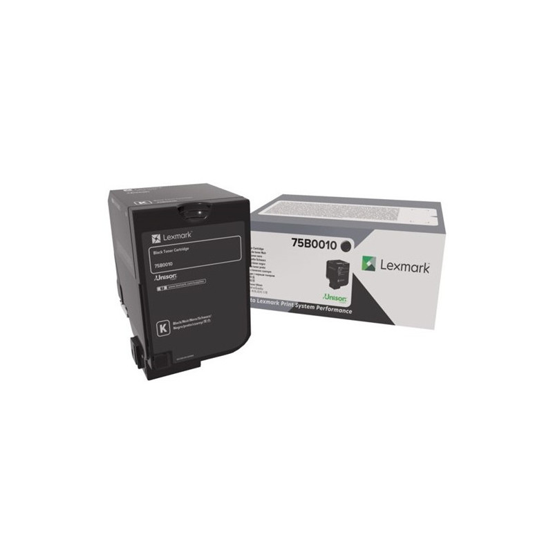 Lexmark 75B0010 cartuccia toner 1 pz Originale Nero