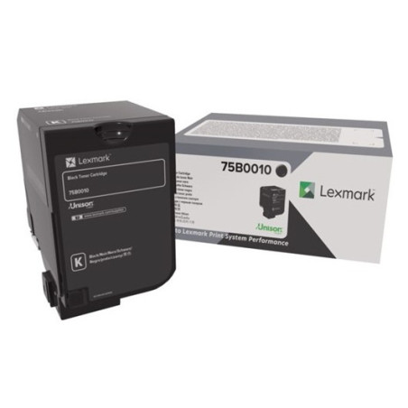 Lexmark 75B0010 cartuccia toner 1 pz Originale Nero