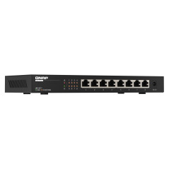 QNAP QSW-1108-8T switch di rete Non gestito 2.5G Ethernet (100 1000 2500) Nero