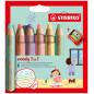 STABILO woody 3 in 1 Colori assortiti 6 pz