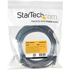 StarTech.com Cavo HDMI ad alta velocità Ultra HD 4k x 2k a parete CL2 attivo da 10 m - HDMI a HDMI - M M