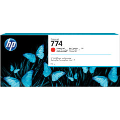 HP Cartuccia di inchiostro rosso cromatico 774 DesignJet da 775 ml