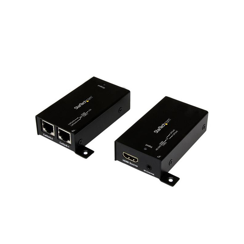 StarTech.com Extender Video Audio HDMI via Cat5/Cat6 con IR - Autoalimentato