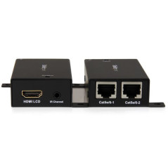 StarTech.com Extender Video Audio HDMI via Cat5 Cat6 con IR - Autoalimentato