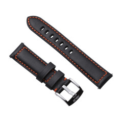 ASUS VivoWatch Strap (HC-S01) Cinghia Nero, Arancione Pelle