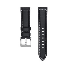 ASUS VivoWatch Strap (HC-S02) Cinghia Nero, Bianco Pelle