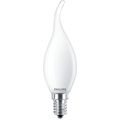 Philips Lampadina candela smerigliata a filamento 25 W BA35 E14