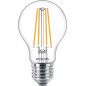 Philips Lampadina trasparente a filamento 75 W A60 E27 x3