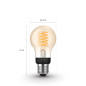 Philips Hue White Standard con filamento A60 E27 (confezione da 1)