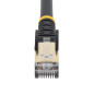 StarTech.com Cavo di Rete Ethernet Cat6a - Cavo Schermato STP da 50cm - Nero