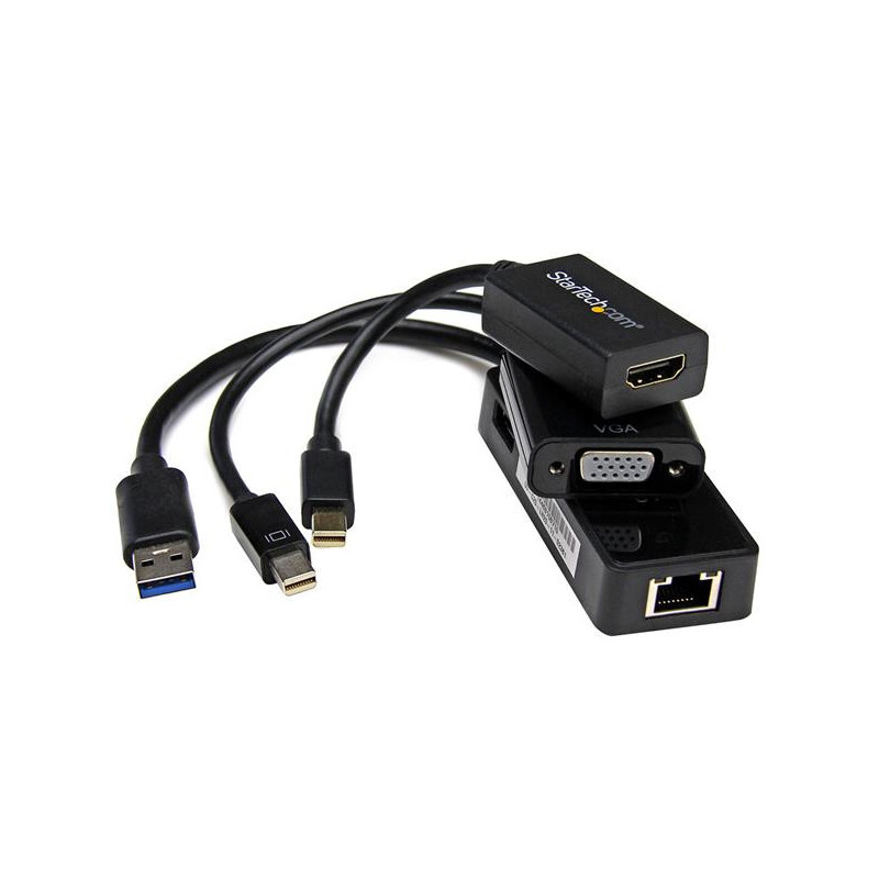 StarTech.com Kit accessori 3 in 1 per Microsoft Surface Pro 4 / Pro 3 / Pro 2 / Surface 3 HDMI VGA - mDP a VGA / HDMI e USB3.0