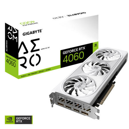 Gigabyte AERO GeForce RTX 4060 OC 8G NVIDIA 8 GB GDDR6