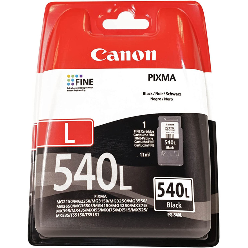 Canon PG-540L cartuccia d'inchiostro 1 pz Originale Resa standard Nero