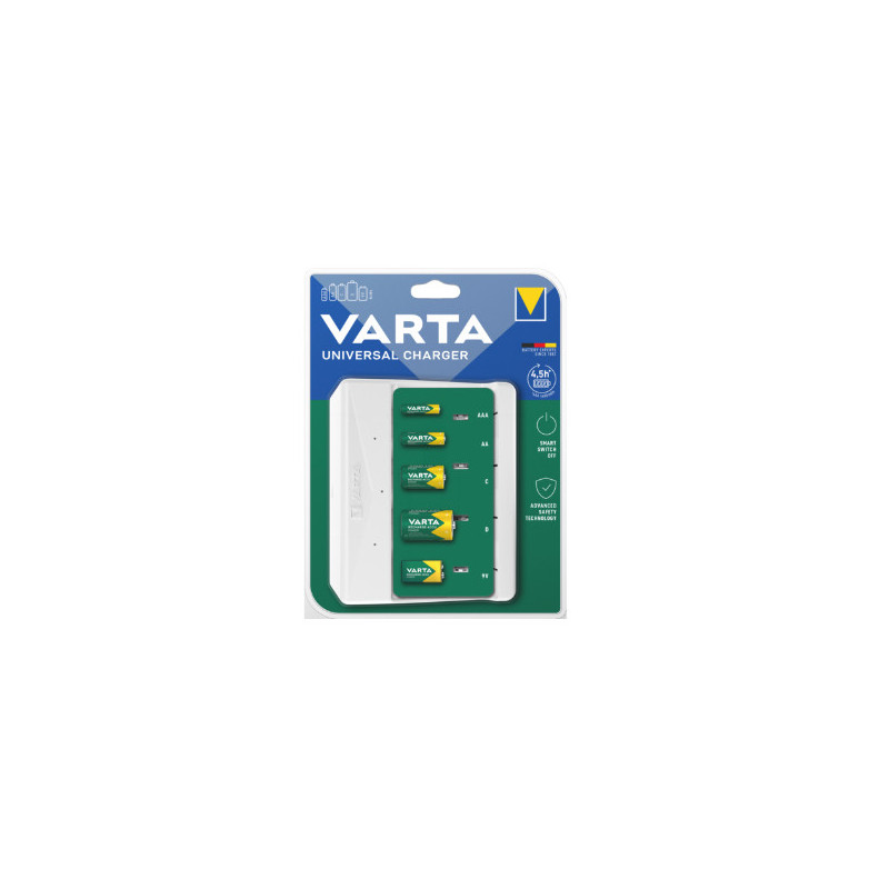 Varta Universal Charger carica batterie Batteria per uso domestico AC